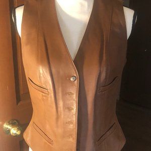 Ralph Lauren leather vest